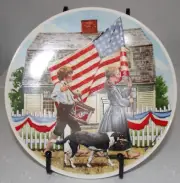 Knowles Decorative Plate "Fourth of July"