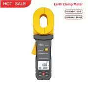 ST4800 1200ohms Portable Earth Clamp Meter Grounding Resistance Tester LCD