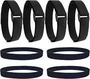 Sofa Connecting Elements - Couch Leg connectors for L-Shaped Sofa Sets, Sofa Connecting Straps - Rubber Rings and Nylon Straps for stabilization, Ideal for Fixing Corner and Sofa beds at Home