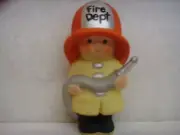 1985 Enesco Fire Fighter figure Fire Department Fireman Vintage NWOT Porcelain