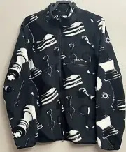 Nike Lebron James Printed Full Zip Fleece Jacket Mens Size Large Tall DQ6126 070