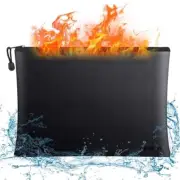 2000℉ Fire Proof money Bag Fireproof Document Pouch Waterproof Safe Cash US