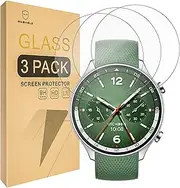 Mr.Shield Screen Protector compatible with OnePlus Watch 2R [Tempered Glass] [3-PACK] [Japan Glass with 9H Hardness]