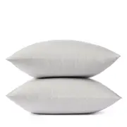 Coyuchi Refined Percale King Pillowcase, Pair