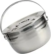 BEBEMOKO 1pc High Capacity Non Stick Stew Pot for Household Use Cookware Camping Saucepan Efficient Cooking Pot for Soups and Meats