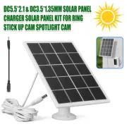 Solar Panel for Ring Spotlight Stick Up Camera Plus Security Cam Battery Charger