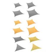 Mountview Sun Shade Sail Cloth Canopy Triangle Square Rectangle Garden Awning