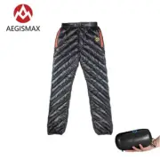 AEGISMAX White Goose Down Pants Unisex Winter Trousers Warm Waterproof Outdoor