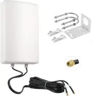 Kit De Antena De Panel Mimo 2X2 | Modem, Enrutador Y Gatewa Compatibles Con 4G