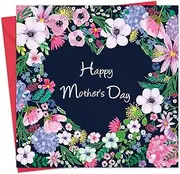 Twizler Mother's Day Card - Mixed Floral - Happy Mothering Sunday Card for Mum Mummy