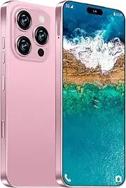 I16 ProMAX 12+512GB Smartphone Unlocked Cell Phone,6.99" HD Screen Unlocked Phones,Battery 7000mAh Android 13,Face ID/Fingerprint Button unlock/Photos/5G/Dual SIM/GPS (Pink, 12+512)