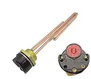 MISOL 1 pcs of 1500W 1.25" 220V Electrical Immersion Element Booster, with Thermostat