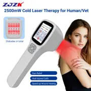 2500mW Cold Laser Therapy Device Infrared Red Light For Pain Relief Touchscreen