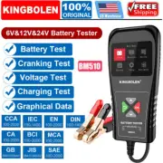 Kingbolen BM510 Car Truck Battery Load Tester 6V/12V/24V EngineCharging Analyzer