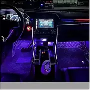 LED Ambient Light Decorative Trims Central Control Saddle Light Ambient Neon Lamp Compatible With CIVIC 10th Generation 2016-2021(12V)
