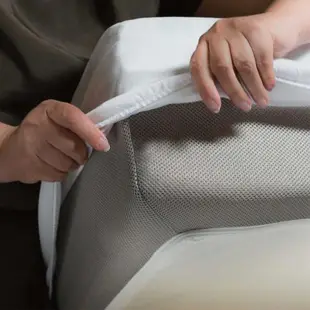 美國寢之堡 極細纖維床包式防水保潔墊-單人