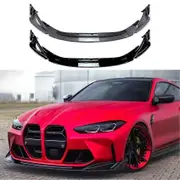 Suitable For Bmw M3 G80 M4 G82 2021+ Front Bumper, Front Lip, Front Shovel Corner Exterior Decoration Modification Carbon Fiber Pattern