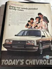 1985 Print Ad For Chevrolet Celebrity Estate Wagon