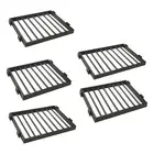 Laundry Drying Rack Adjustable Slide Rail Storage Pull Out Clothes Rail