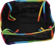 MERRYHAPY Infant Stroller Storage Bag Stroller Organizer Bag Large Capacity Bottom Basket for Cups Bottles Nappies in Stylish Polyester Oxford Fit Prams