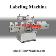 Automatic Flat Bag Pouch Box Top Sticker Labeling Machine