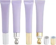 2 Pcs 20ml Empty Eye Cream Bottle,Empty Eye Soft Squeeze Tubes, Empty Plastic Soft Squeeze Tubes Refillable Cosmetic Eye Cream Tube Bottle Sample Travel Container for Eyecream Lip Balm Gloss (20ml)
