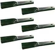 Set of 6 Blades for Woods RM90 RM990 P990 90" Grooming Finish Mower # 24590KT