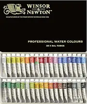 Windsor & Newton Watercolours Windsor & Newton Professional Water Colors, Set of 36 Colors, 5ml