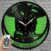 LED Clock Bruce Springsteen Vinyl Record Wall Clock Led Light Wall Clock 2220