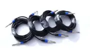 4PCS 1/4 inch TRS Cable, 1/4 inch TRS Male to 1/4 inch TRS Male 25ft