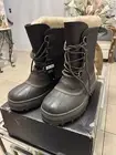 SOREL Mens Caribou Wool Boot, Quarry/Black Snow Boot Sz 8.5 Insulated Waterproof
