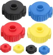 Mikinona 8pcs Cymbal Quick Release Cap Nuts Cymbal Topper Replacement Parts Percussion Drum Accessories Cymbal Nut Cymbal Accessories for Percussion Cymbal Replacement Nut for Drum Plastic
