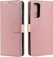 Compatible with Samsung Galaxy S20 FE 5G Wallet Magnetic Closure Case Cover,Compatible with Samsung Galaxy S20 Fan Edition / S20 Lite 5G Flip Kickstand Case Pink