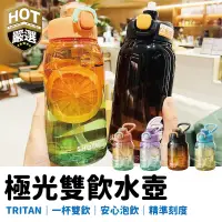 在飛比找蝦皮商城精選優惠-漸層水壺 雙飲水壺 TRITAN水壺 1000ML 700M