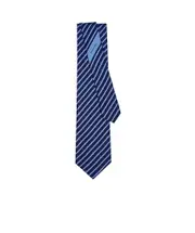 printed tie One size navy blue