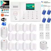 K10 Tuya APP WiFi+AU 4G Wireless Smart Home Security Alarm System+Alexa+Google