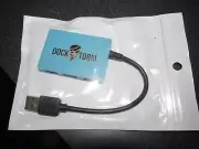 DOCK-STORM USB 4-Port Extender Blue Dock Hub New In Package