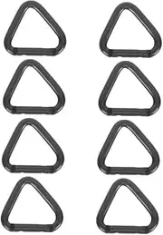 UPKOCH 8pcs Heavy Duty Aluminum Carabiner Clips Triangle Design Locking Keychain Speaker Hooks for Outdoor Activities Hiking Camping Versatile and Easy to Carry