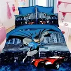 Batman Single/King Single Size Bed Doona/Quilt/Duvet Cover Set Pillow Case Linen