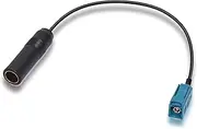 Bingfu Fakra to DIN Aerial Adaptor Cable Universal Vehicle Car Stereo FM AM Radio Antenna Adapter Cable 30cm for Car Stereo Audio HD Radio Head Unit CD Media Player Receiver