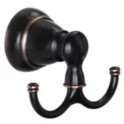 Banbury Double Robe Hook In Mediterranean Bronze