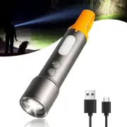X723 LED Flashlights with 3000 High Lumens - Bright Zoomable Rechargeable Fla...