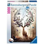 1000pc Ravensburger Magical Deer Theme Family Jigsaw Puzzle Set