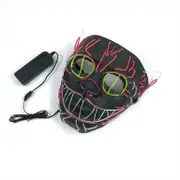 Halloween Mask LED Masks Glow Scary Mask Light Up Cosplay Mask