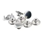 Jeans Buttons Replacement Tack Button Suspender Trousers Buttons Silver