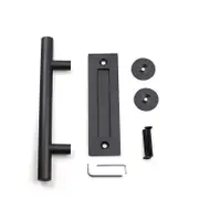 12inch Barn Door Handle Sliding Flush Pull Wood Door Gate Hardware Stainless Steel