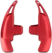 Car Steering Wheel Shift Paddle Extension Shifters, for Mercedes-Benz, W176 CLA45 CLS63 G Class GLA G63 E63 S65 SL63 C63 A45 AMG Paddle Shifter(Red)