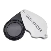 Filter Jadeite Filter with 2cm Lens Red Green Stones Testing Loupe