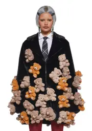[Dolls Kill] Bear With Me Faux Fur Coat (Brooklyn)
