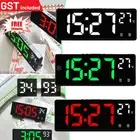 Temperature Calendar Large Number LED Digital Alarm Clock Electronic Clock